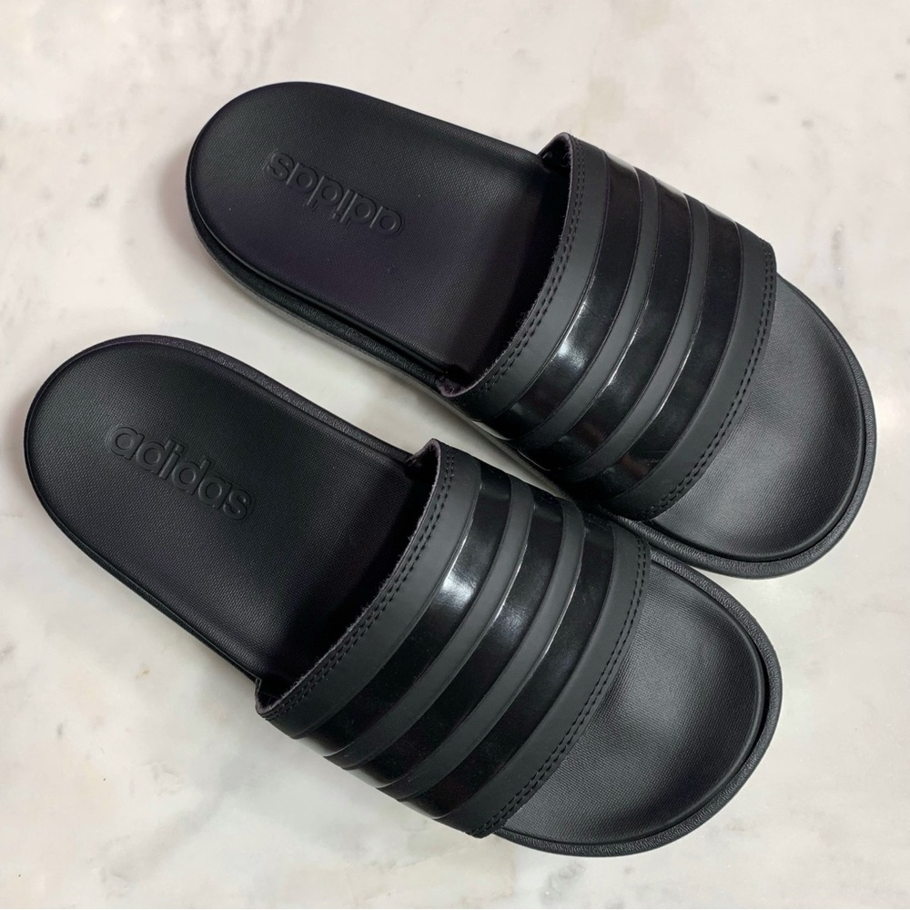 adidas Black Slide Sandals